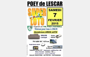 SUPER LOTO du FOOT ce SAMEDI 7/02