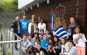 Voyage des U13 à la Real Sociedad