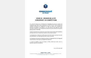!! Arrêt des activités de football 