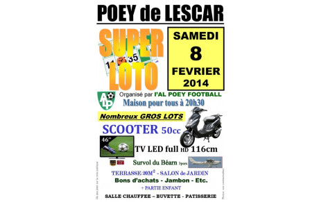 SUPER LOTO : voir l'affiche clic ICI